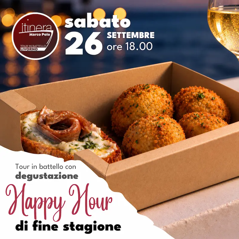 TOUR IN BATTELLO CON DEGUSTAZIONE Sabato 26 Settembre Ore 18.00